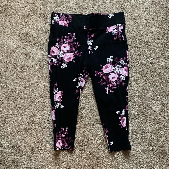 torrid Pants - Torrid Ponte Pixie Pant - Floral